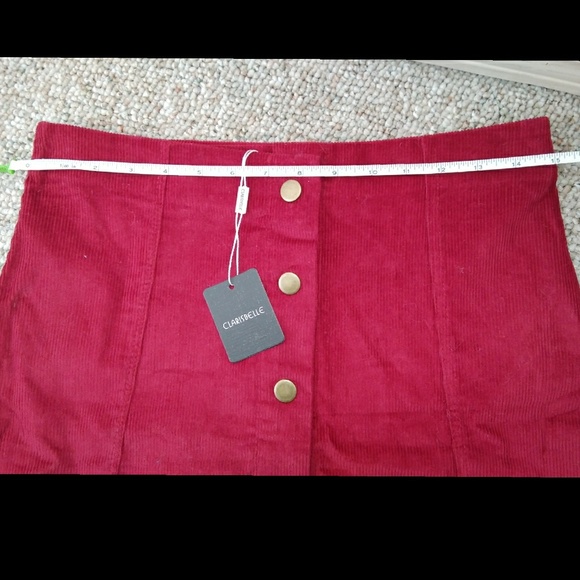 Clarisbelle Button-Up Corduroy Skirt - Picture 7 of 7